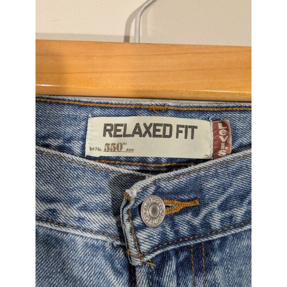 Levi's 550 Men Blue Relaxed Fit Denim Jeans Sz 40 Workwear Western Cowboy - Picture 3 of 12